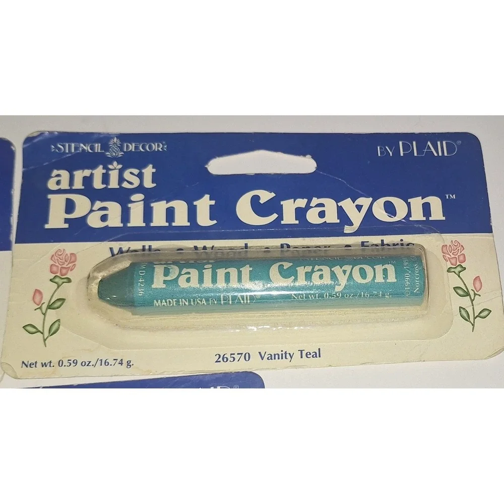 Lot 3 PAINT CRAYONs Stencil‎ Decor Fade Resistant Oil Base Paint Sticks ARTIST